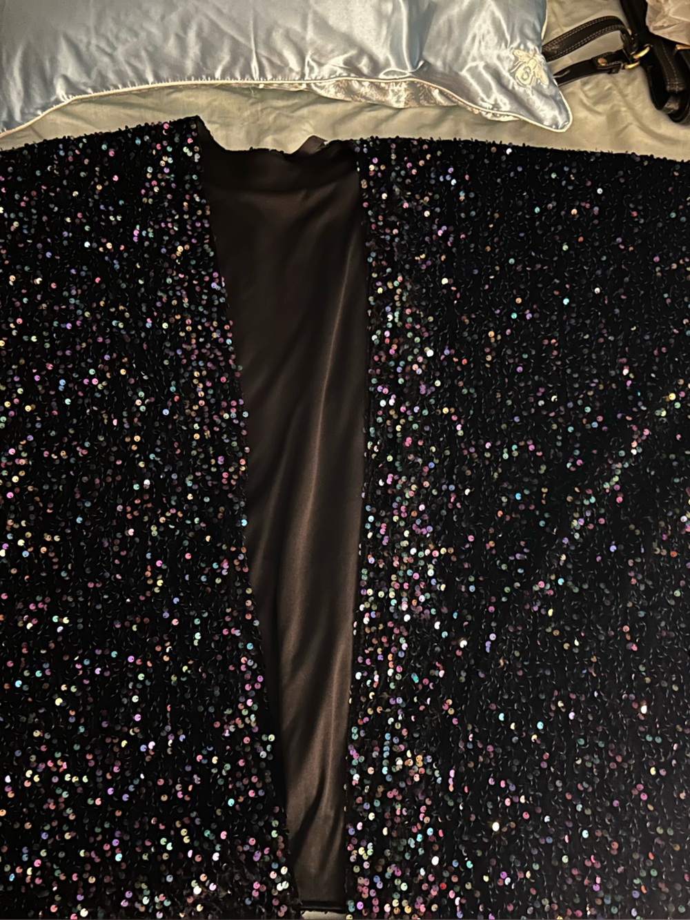 Gently Loved Torrid Sequined Velvet Ruana